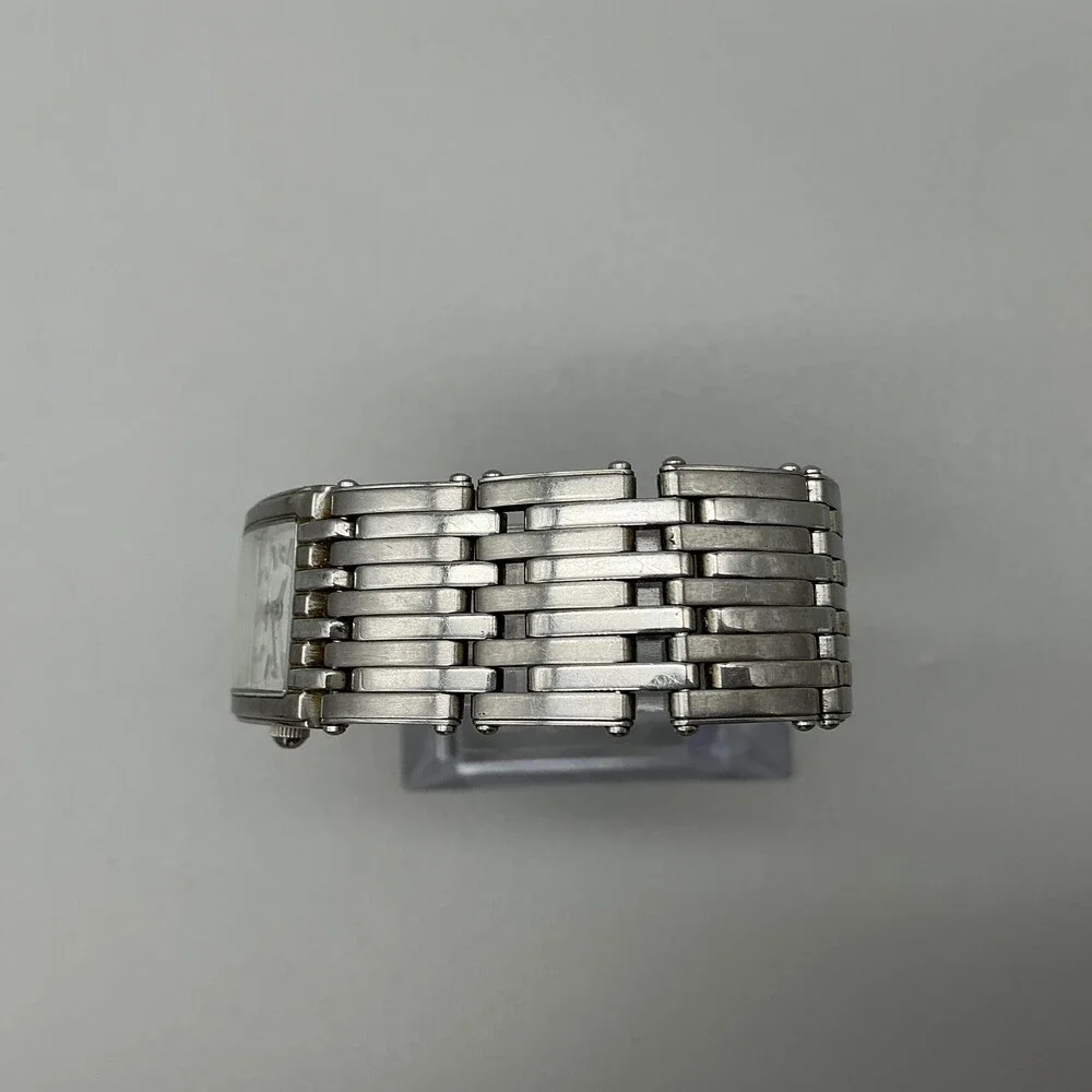 Ecclissi Womens Watch 21mm 75540 Stainless Steel Stretch Band New Battery